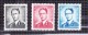 1953 Nr 924-26** Zonder Scharnier. Koning Boudewijn,Marchand.OBP 11,75 - 1953-1972 Anteojos