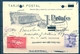 1942 , GUIPÚZCOA , TARJETA POSTAL COMERCIAL CIRCULADA ENTRE PASAJES Y VIMBODI ( LLEGADA LINEAL ) , REDIRIGIDA - Lettres & Documents