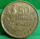Delcampe - FRANCE  LOT DE X 4 MONNAIES  GUIRAUD  .50 FRANCS  1951 . 1952  .1953 .1954 B . - 50 Francs