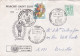 Belgique-1980--lettre VEDRIN  Pour BRUXELLES ..Composition De Timbres .....beaux Cachets  Marché Saint Eloi - Cartas & Documentos