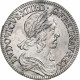 France, Louis XIII, 1/4 Ecu, 1643, Paris, Point, Argent, TTB+, Gadoury:48 - 1610-1643 Lodewijk XIII Van Frankrijk De Rechtvaardige