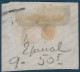 ALSACE LORRAINE Fragment N°5 10c Bistre Oblitéré Cachet Provisoire " POSTES / 1871 / EPINAL " TTB - Oblitérés