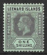 LEEWARD Is.....KING GEORGE V..(1910-36..).....1/-.....SG54......MH..... - Leeward  Islands