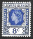 LEEWARD Is.....QUEEN ELIZABETH  II..(1952-22..).....8c.......SG133...........MH..... - Leeward  Islands