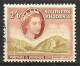 SOUTHERN RHODESIA....QUEENELIZABETH .II..(1952-22.)...." 1953."......2/6.....SG88.......VFU.. - Southern Rhodesia (...-1964)
