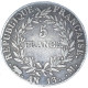 Premier Empire-5 Francs Napoléon Ier An 13 (1804) Toulouse - 5 Francs