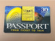 Mint USA UNITED STATES America Prepaid Telecard Phonecard, Passport Your Ticket To Talk, Set Of 1 Mint Card - Sammlungen