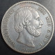 Netherlands 2 1/2 2.5 Gulden Willem William III 1851 Silver VF To XF Black Patina - 1849-1890 : Willem III