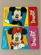 Mint Singapore Telecom Singtel GPT Phonecard, MICKEY & MINNIE MOUSE - Disneyland Disney•Fest, 2 Mint Cards With Folder - Singapore