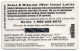 British Virgin Islands - Traveller’s Card (No Price) 04/03/97 - Vierges (îles)