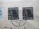 SBZ 1948 Kontrollrat Mit Aufdruck SBZ MiF Nr.182 (3) Und 186 Ortsbrief Und Tagesstempel Quedlinburg Mit Abs. Stempel - Briefe U. Dokumente