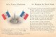 FRANCE - à La France Chrétienne - Le Drapeau Du Sacré Cœur - Carte Postale Ancienne - Sacré Coeur