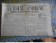 TIMBRE FISCAL 2C JOURNAUX EMPIRE ANNU TYPO DU 20/ 08/ 1870 LA HAUTE AUVERGNE SAINT FLOUR - Zeitungsmarken (Streifbänder)