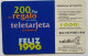 Spain 1000 Pta. Chip Card - Feliz 1996 - Emissions Basiques