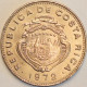 Costa Rica - 50 Centimos 1972, KM# 189.2 (#3511) - Costa Rica