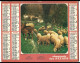 Almanach  Calendrier  P.T.T  -  La Poste -  1979 - Chien D'avalanches - - Troupeau De Moutons - Formato Grande : 1971-80