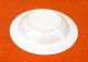 6 Assiettes Creuses  Porcelaine Blanche à Décor De Feuillage - Plates