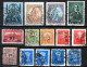 ⁕ Hungary / Ungarn ⁕ Small Collection / Lot Of 14 PERFIN Stamps - See Scan - Perfins