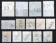 ⁕ Hungary / Ungarn ⁕ Small Collection / Lot Of 14 PERFIN Stamps - See Scan - Perforiert/Gezähnt