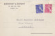 CP "Suermondt & Dumont" Obl. Paris VIII Le 5/12/ 41 Sur 10c Et 70c Mercure N° 407, 416 (tarif Du 1/12/39) Pour Sedan - 1938-42 Mercurio