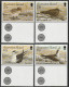 THEMATIC FAUNA:  BIRDS.  SOOTY TERN (RONDINE DI MARE)    4v+MS     -   ASCENSION - Golondrinas