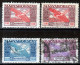 ⁕ Hungary / Ungarn / Magyarorszag 1924 ⁕ Airmail Mi.383, 386, 387 - Usati