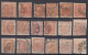 ⁕ Hungary / Ungarn / Magyarorszag 1900 - 1913 ⁕ Newspapers Stamps / Shades / Postmark ⁕ 18v Used - Giornali