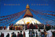 Postcard Kathmandu काठमाडौं Tempel Gel. Air Mail 2000 - Nepal