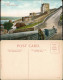 Gibraltar Moorish Castle (Burg) Stadtteilansicht Vintage Postcard 1910 - Gibraltar