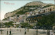 Gibraltar Casemates Barracks, Belebter Stadtteil, Vintage Postcard 1905 - Gibraltar