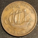 GRANDE BRETAGNE - ½ - 1/2 - HALF PENNY 1942 - George VI - Avec "IND:IMP." - KM 844 - C. 1/2 Penny