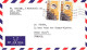 Hong Kong 8 Env Commerciales Par Avion 1962/91 Pour France 8 Scans - Brieven En Documenten