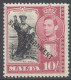 Malta Scott 222 - SG248, 1948 George VI Self Government 10/- MH* - Malta