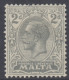 Malta Scott 69 - SG100, 1921 George V 2d MH* - Malta