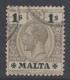 Malta Scott 59a - SG81a, 1914 George V 1/- Used - Malta