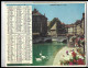 Almanach  Calendrier  P.T.T  -  La Poste -  1977 - Annecy - Les Deux Alpes - Big : 1971-80