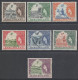 Basutoland Scott 46/52 - SG43/49, 1954 Elizabeth II Set To 1/- MH* - 1933-1964 Kronenkolonie