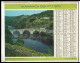 Almanach  Calendrier  P.T.T  -  La Poste -  1973 - La Dordogne - Entraygues Sur Truyere - Formato Grande : 1971-80