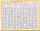 Almanach  Calendrier  P.T.T  -  La Poste -  1972 - - Grand Format : 1971-80
