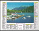 Almanach  Calendrier  P.T.T  -  La Poste -  1972 - Floralies D'orleans - Montagne Et Lac D'annecy - Big : 1971-80