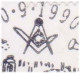 Italian Masonic Lodge, Pure Masonic, Masoneria, Maconnerie, Masonico, Freemasonry Italy Max Card 1990 - Vrijmetselarij