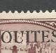 ALAOUITES N° 33 Variétée U D'ALAOUITES Brisé NEUF* TRACE DE CHARNIERE / Hinge / MH - Nuevos