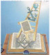 Jacob's Ladder, Holy Bible, Wine Glass, Freemasonry, Pure Masonic Lodge, Brazil FDC - Francmasonería