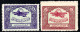 2534. TURKEY 1926 AVIATION SOCIETY POSTAL TAX, SC. RAC3-RAC4  ISFILA T3-T4 MLH. - Unused Stamps