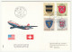 Liechtentein 1971 First Flight Cover Swissair Jumbo-Jet Vaduz-New York L Illustrated Letter Cover B240301 - Sonstige (Luft)