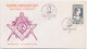 Joaquim Gonçalves Ledo Freemason And Patriarch Of Independence, True Masonic, Freemasonry Movement In Brazil FDC 1981 - Franc-Maçonnerie