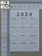 CALENDARS  - ANIMAUX - 2024 - 2 SCANS  - (Nº58396) - Tamaño Pequeño : 2001-...