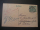 Deutsches Reich- Saargebiet Ganzsache Postkarte P 15, Gelaufen 1922 Von Ottweiler Nach Fichtenau Bei Berlin - Ganzsachen
