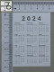 CALENDARS  - ANIMAUX - 2024 - 2 SCANS  - (Nº58401) - Tamaño Pequeño : 2001-...
