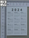 CALENDARS  - JOHNNY HALLYDAY - 2024 - 2 SCANS  - (Nº58416) - Tamaño Pequeño : 2001-...